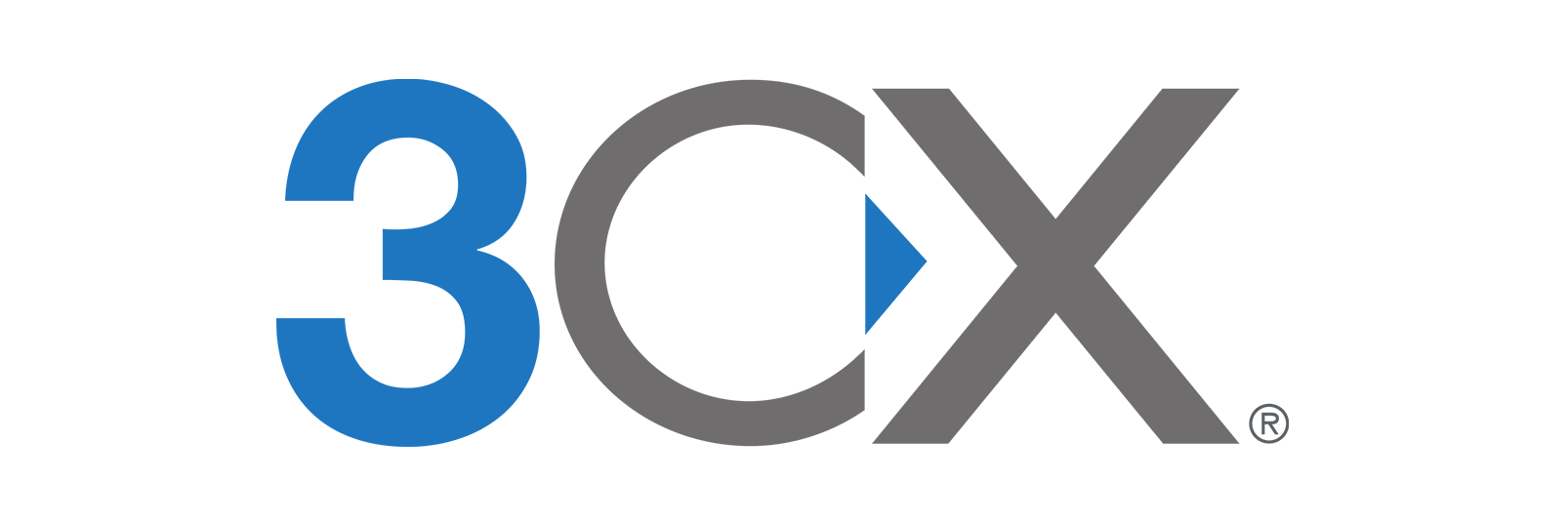 Logo 3CX – Partenaire d'Hego Tech pour la téléphonie IP et les communications unifiées.